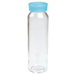 Gourde en verre transparent 25cl avec bouchon en plastique - ah table !