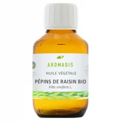 Huile végétale de pépins de raisin BIO - 100ml - Aromadis