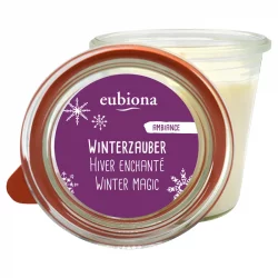 Duftkerze Orange, Zimt, Vanilla "Winterzauber" - Eubiona