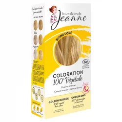 Poudre colorante végétale naturelle blond doré - 2x50g - Les couleurs de Jeanne