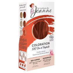 Poudre colorante végétale BIO cuivré rouge - 2x50g - Les couleurs de Jeanne