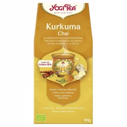 BIO-Gewürztee mit Kurkuma, Zimt & Kardamom - Kurkuma Chai - 90g - Yogi Tea