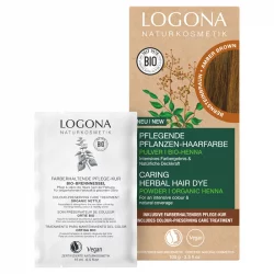 Poudre colorante végétale BIO brun ambré - 100g - Logona