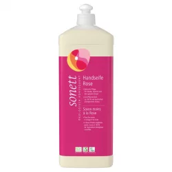 Savon liquide mains, visage & corps écologique rose - 1l - Sonett﻿