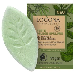 Après-shampooing solide BIO chanvre & ortie - 60g - Logona