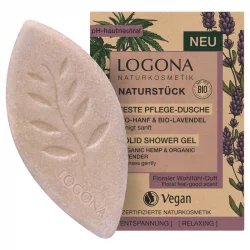 Gel douche solide BIO chanvre & lavande - 60g - Logona