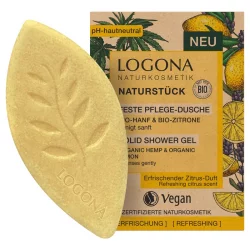 Gel douche solide BIO chanvre & citron - 60g - Logona