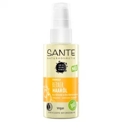 Huile capillaire réparatrice famille BIO olive & bardane - 75ml - Sante