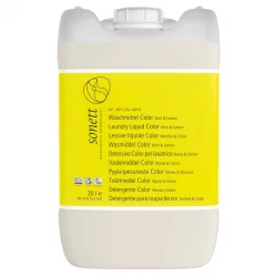 Lessive liquide couleur écologique menthe & lemongrass - 20l - Sonett﻿