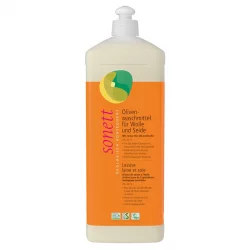 Ökologisches Olivenflüssigwaschmittel für Wolle & Seide Lavandel - 17 Waschgänge - 1l - Sonett