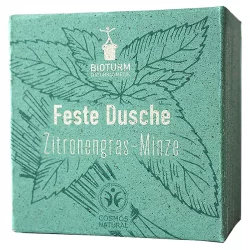 Natürliches festes Duschgel Zitronengras & Minze - 100g - Bioturm