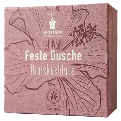 Gel douche solide naturel fleur d'hibiscus - 100g - Bioturm