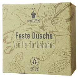 Natürliches festes Duschgel Vanille & Tonka - 100g - Bioturm