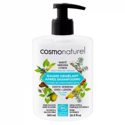 Baume démêlant après-shampooing BIO karité & citron - 500ml - Cosmo Naturel