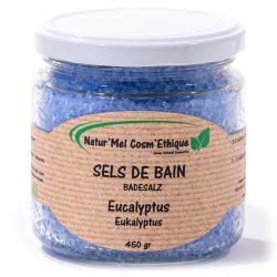 Sels de bain naturel eucalyptus - 450g - Natur'Mel