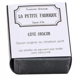 Savon naturel charbon actif - 100g - La Petite Fabrique