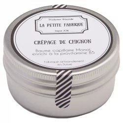 Baume capillaire naturel Crêpage de chignon monoï & provitamine B5 - 50g - La Petite Fabrique