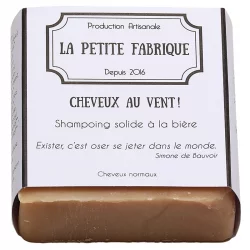 Shampooing solide naturel bière & ricin - 100g - La Petite Fabrique