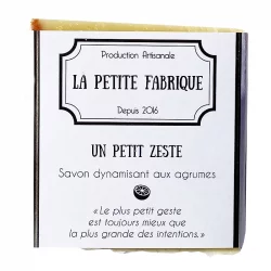 Dynamisierende natürliche Seife Un petit zeste Zitrusfrüchte - 100g - La Petite Fabrique
