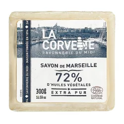 Savon de Marseille blanc extra pur - Film - 300g - La Corvette