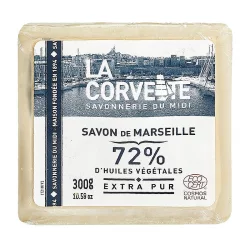 Extra reine weisse Marseiller Seife - Folie - 300g - La Corvette