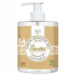 Savon liquide douceur BIO sans parfum - 500ml - La Corvette