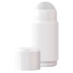 Flacon roll-on en plastique blanc 50ml avec bille en plastique et bouchon blanc - 1 pièce - Centifolia