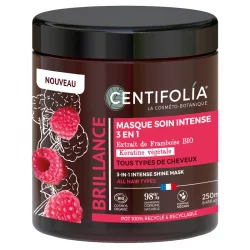 Masque soin brillance intense 3 en 1 BIO framboise - 250ml - Centifolia