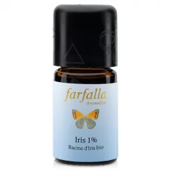 Ätherisches Öl Iris 1% (99% Alkool) BIO - 5ml - Farfalla