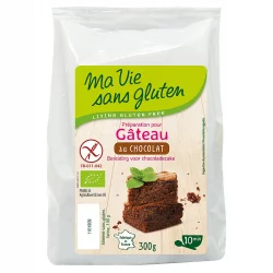 Préparation pour gâteau au chocolat BIO - 300g - Ma vie sans gluten