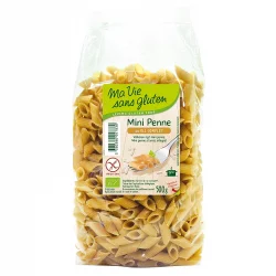 Mini penne de riz complet BIO - 500g - Ma vie sans gluten