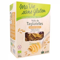 Nids de tagliatelle de riz complet BIO - 300g - Ma vie sans gluten