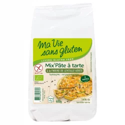 BIO-Kuchenteig-Mix mit Mehl aus grünen Linsen - 400g - Ma vie sans gluten