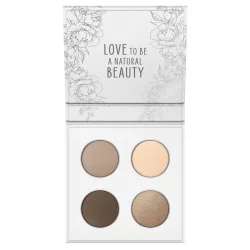 BIO-Quattro-Lidschatten N°01 Lovely Nude - 4x0,8g - Lavera
