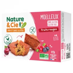 Moëlleux aux fruits rouges BIO - 150g - Nature&Cie