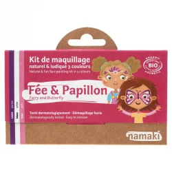 Kit de maquillage naturel & ludique 3 couleurs Fée & Papillon - Namaki
