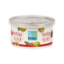 Pâté végétal aux poivrons & olives BIO - 125g - Pural