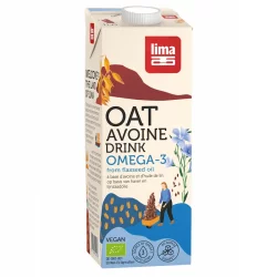 Boisson à l'avoine avec Omega 3 BIO - 1l - Lima