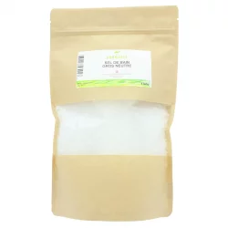 Neutrales grobkörniges Badesalz - 1kg - Aromadis