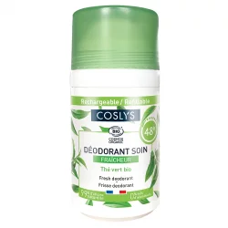 Déodorant à bille soin fraîcheur BIO thé vert - 50ml - Coslys