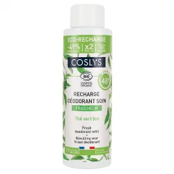 Recharge déodorant à bille soin fraîcheur BIO thé vert - 100ml - Coslys