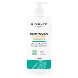 BIO-Shampoo für häufigen Gebrauch Honig, Hafer & Calendula - 1l - Biosince 1975