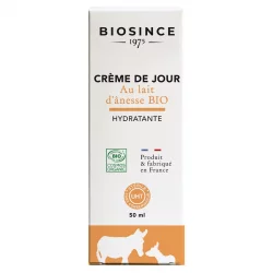 Crème de jour hydratante BIO lait d'ânesse - 50ml - Biosince 1975