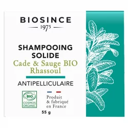 Festes BIO-Shampoo Kade, Salbei & Rhassoul - 55g - Biosince 1975