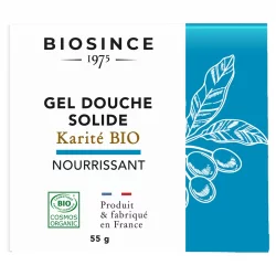 Festes nährendes BIO-Duschgel Sheabutter - 55g - Biosince 1975