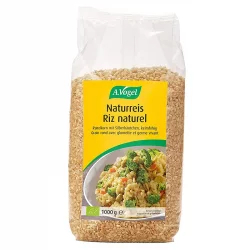 Riz naturel grain rond avec glumette et germe vivant BIO - 1kg - A.Vogel