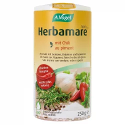 BIO-Meersalz mit Gemüse, Kräutern und Gewürzen - Herbamare Spicy - 250g - A.Vogel