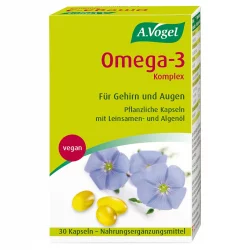 Omega-3 Komplex für Gehirn und Augen - 30 Kapseln - A.Vogel