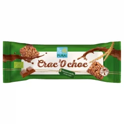 Biscuits à l'épeautre soufflé avec du chocolat au lait BIO - Crac'O choc - 80g - Pural