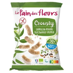 BIO-Crousty Flips Buchweizen & Pfeffer - 75g - Le pain des fleurs